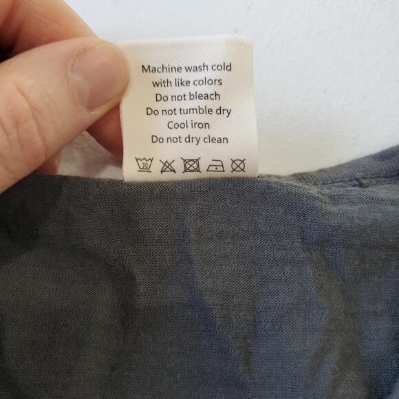 Sioro Shirt Mens Medium Gray Merino Wool Long Sleeve Crewneck Base Layer Top - Picture 4 of 9